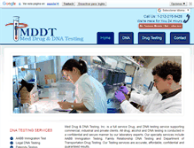 Tablet Screenshot of meddrugtesting.com